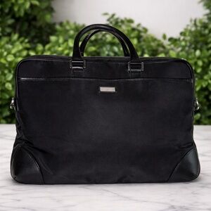 Burberry Black Label Nylon Briefcase